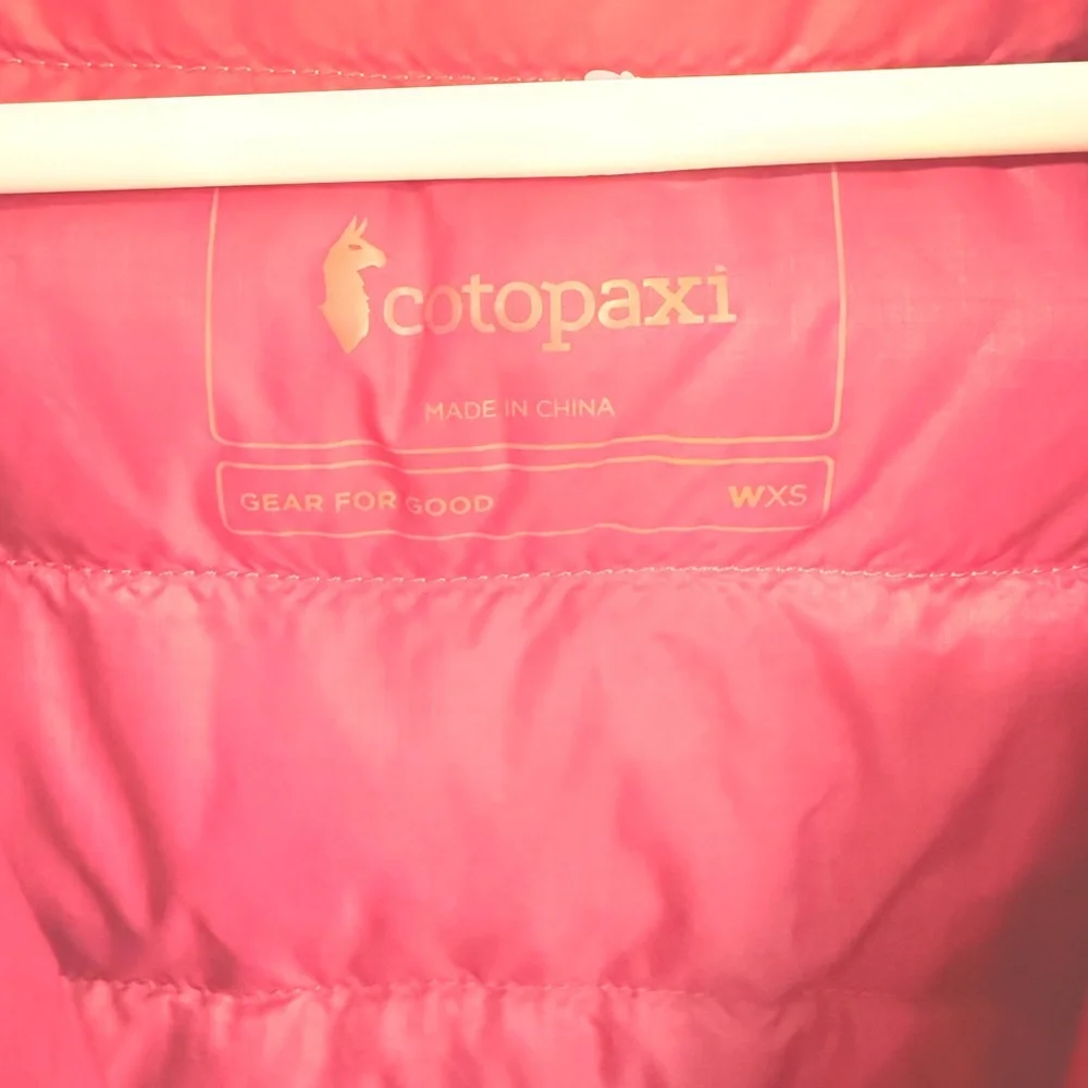 Cotopaxi Fuego Down Hooded Pullover, Amber Stripes, XS - Picture 10 of 15